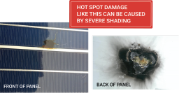 Solar Panel Hot Spot Damage